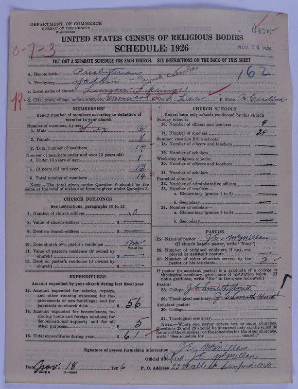 Scan of Presbyterian Church in the United States of America: 6476