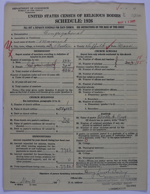 Scan of Congregational Churches: 1056