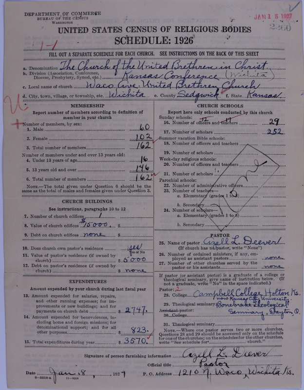 Scan of Church of the United Brethren in Christ: 2260