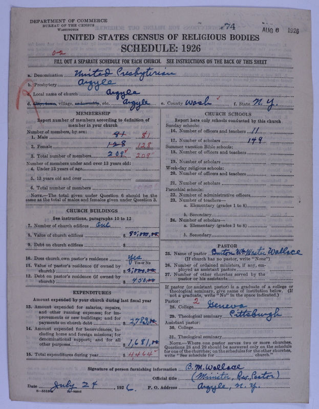 Scan of United Presbyterian Church of North America: 74
