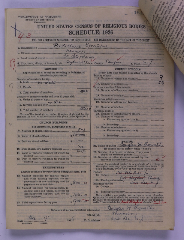 Scan of Protestant Episcopal Church: