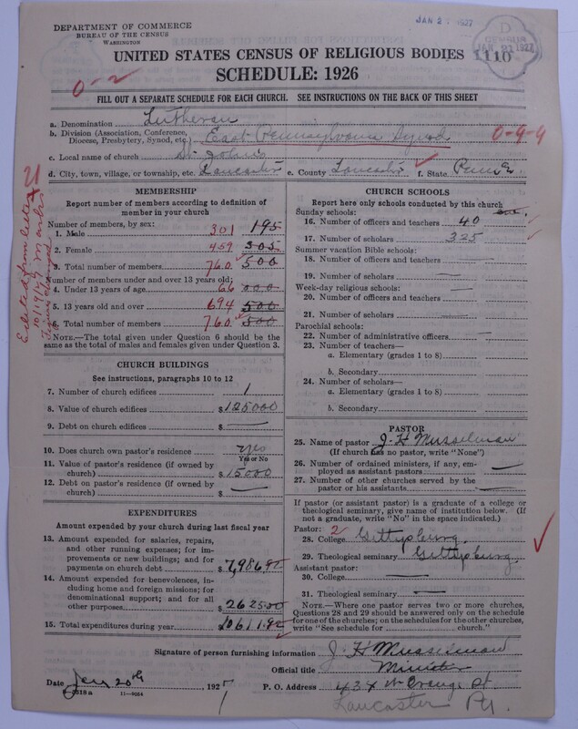 Scan of United Lutheran Church in America: 1110
