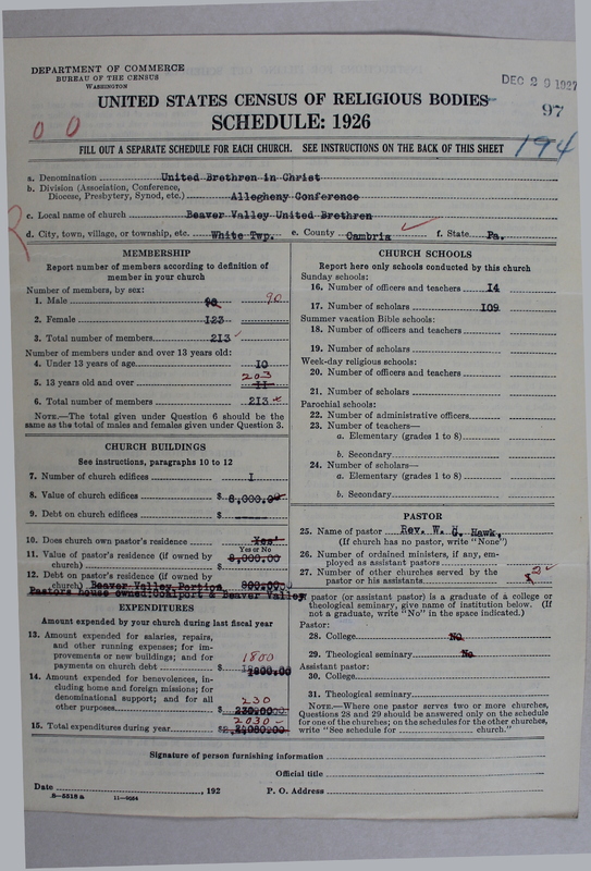 Scan of Church of the United Brethren in Christ: 97