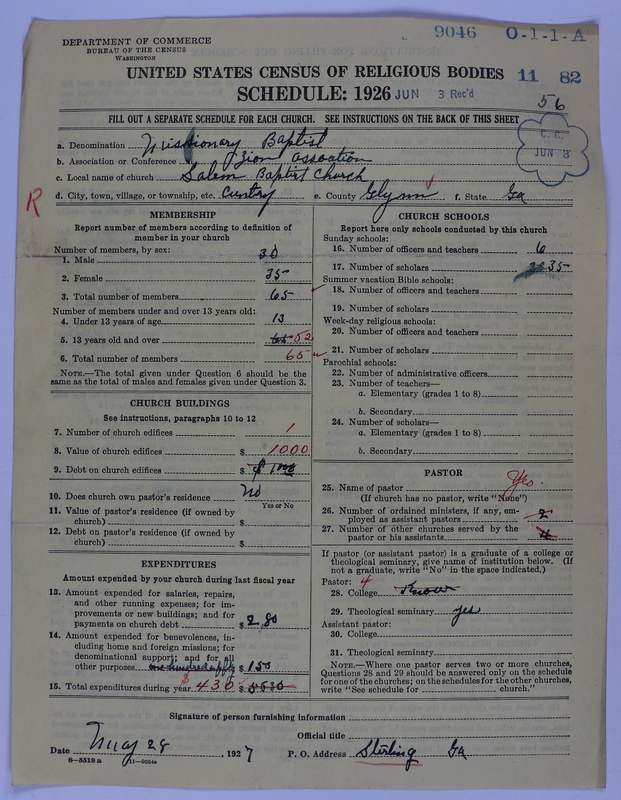Scan of Negro Baptists: 9046