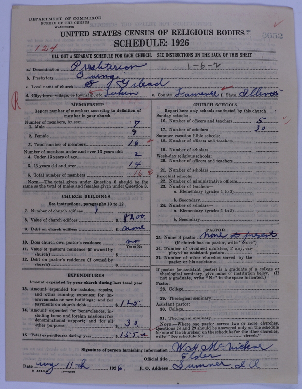 Scan of Presbyterian Church in the United States of America: 3652