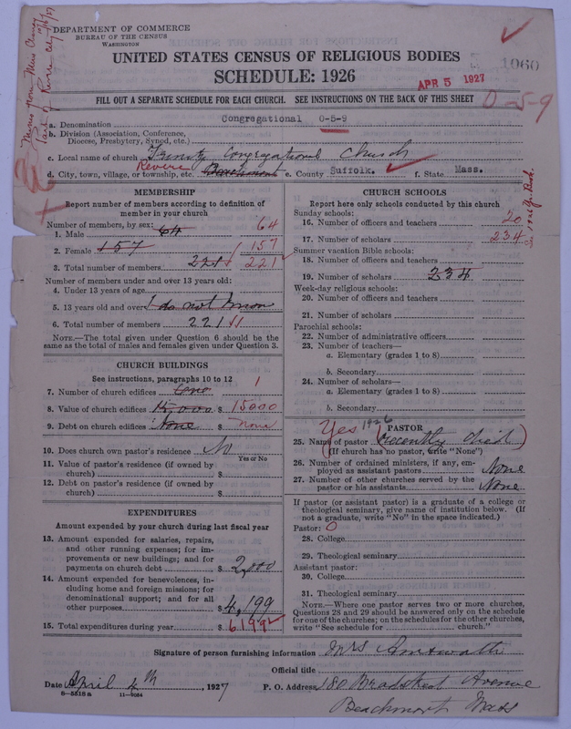 Scan of Congregational Churches: 1060