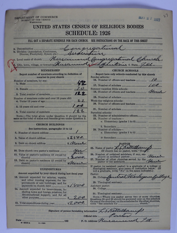 Scan of Federated Churches: 27