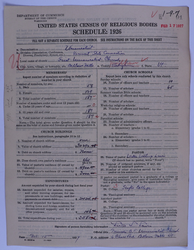 Scan of Universalist Church: 91