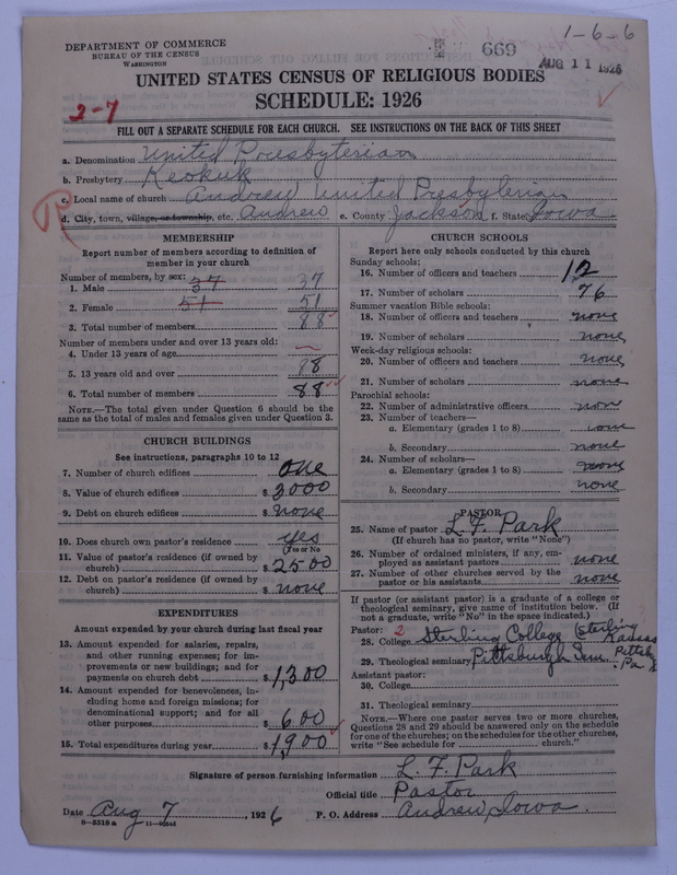 Scan of United Presbyterian Church of North America: 669