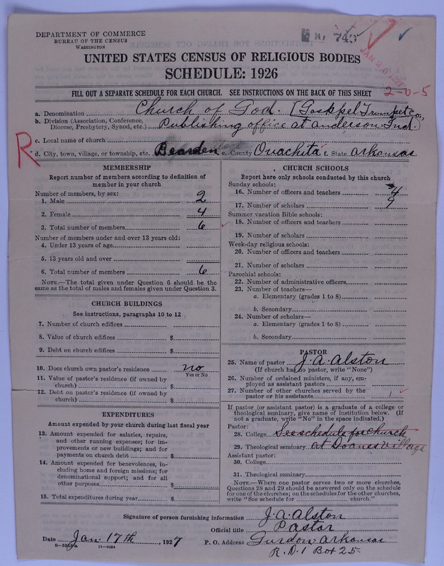 Scan of Church of God (Headquarters, Anderson, Ind.): 749