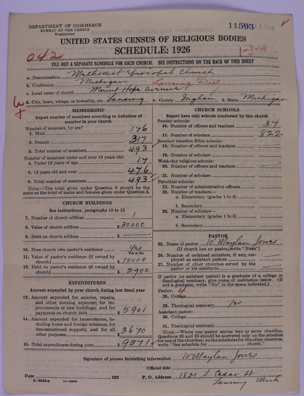 Scan of Methodist Episcopal Church: 11593