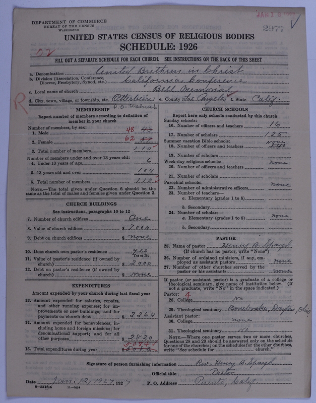 Scan of Church of the United Brethren in Christ: 2977