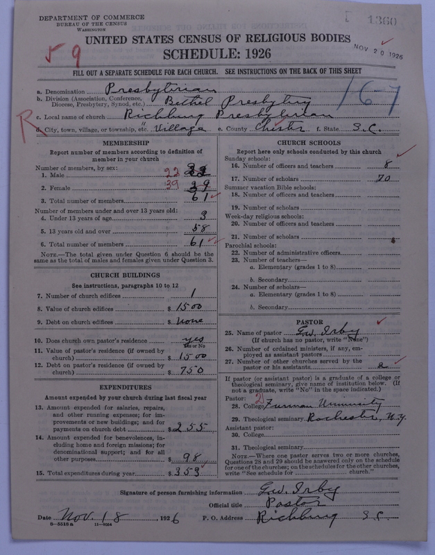 Scan of Presbyterian Church in the United States: 1360