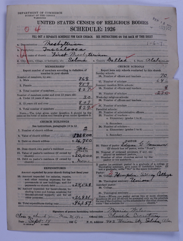 Scan of Presbyterian Church in the United States: 2372