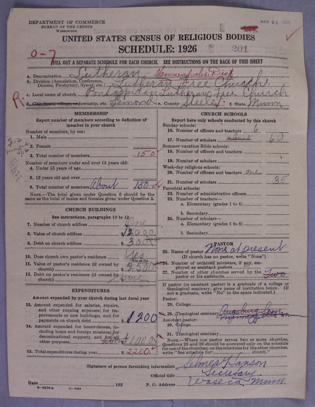 Scan of Lutheran Free Church: 201