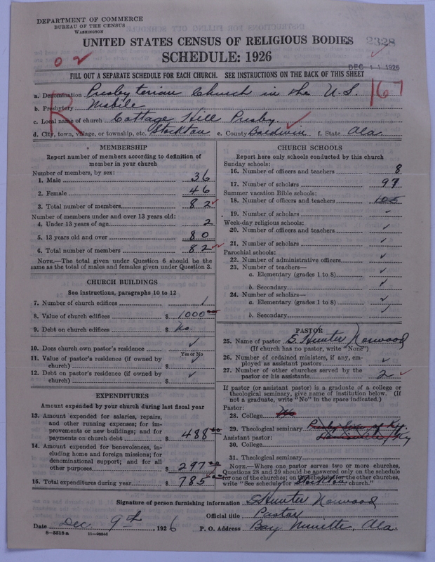 Scan of Presbyterian Church in the United States: 2328