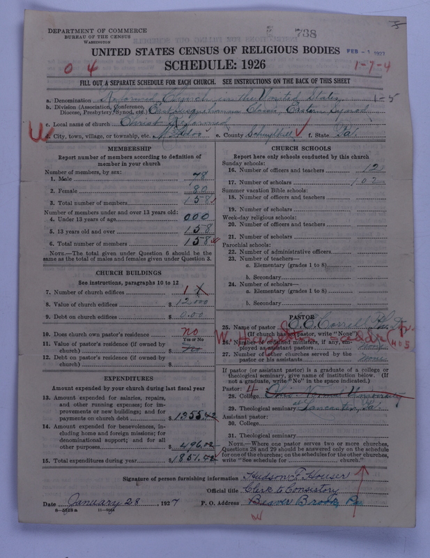 Scan of Reformed Church in the United States: 738