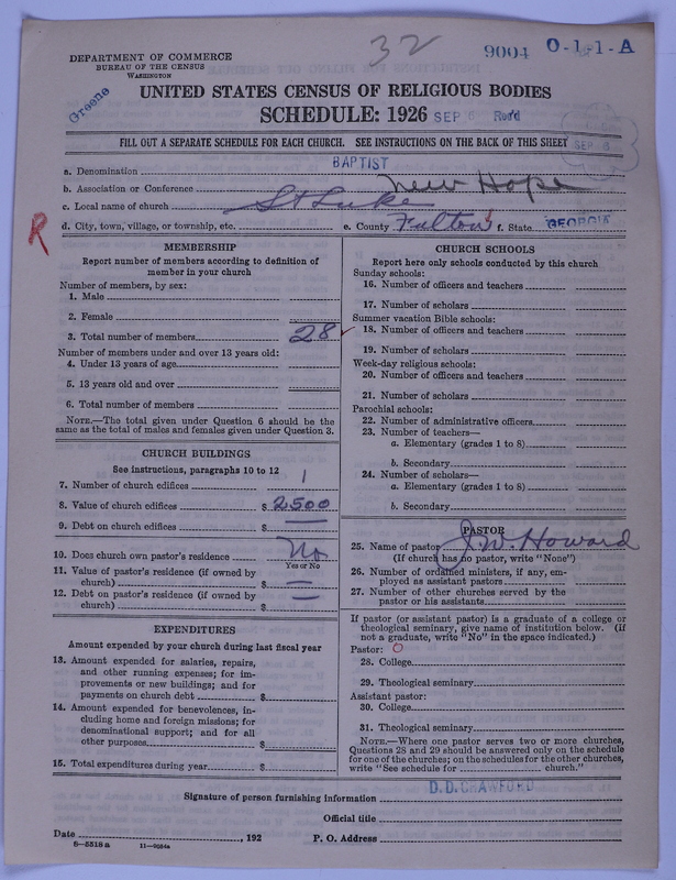 Scan of Negro Baptists: 9004