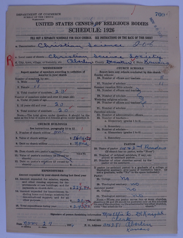Scan of Church of Christ, Scientist: 700