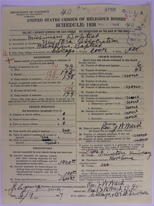 Scan of Negro Baptists: 4788