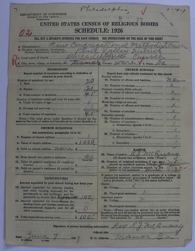 Scan of New Congregational Methodist Church: 17
