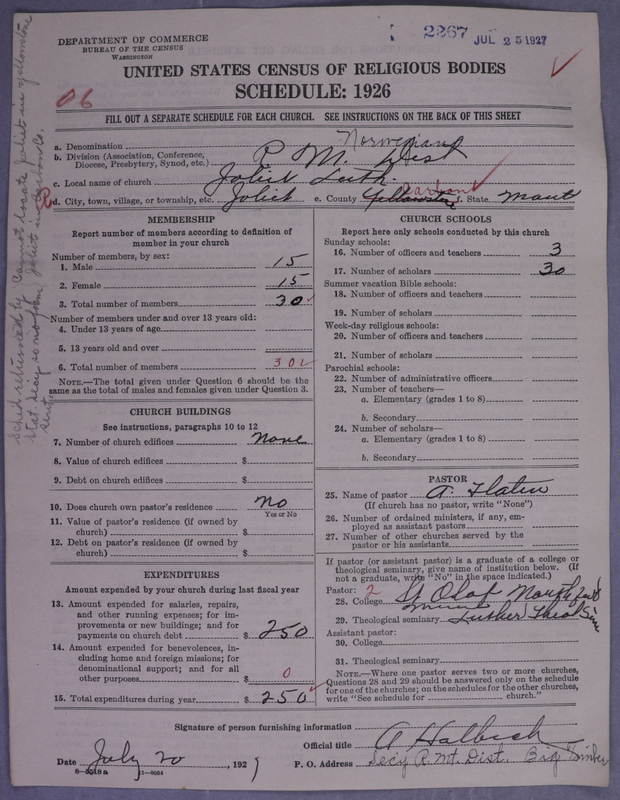 Scan of Norwegian Lutheran Church of America: 2267