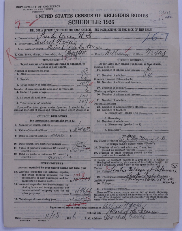Scan of Presbyterian Church in the United States: 3451
