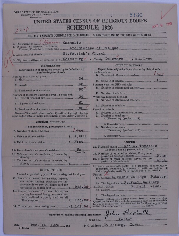 Scan of Roman Catholic Church: 8130