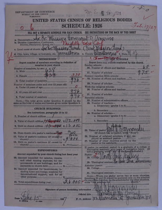 Scan of Swedish Evangelical Mission Covenant of America: 21