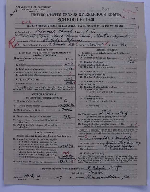 Scan of Reformed Church in the United States: 257