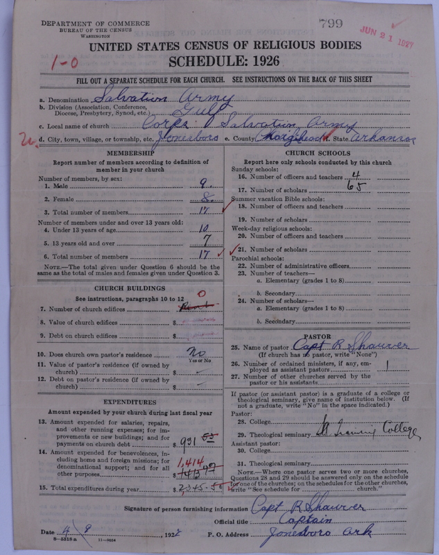 Scan of Salvation Army: 799