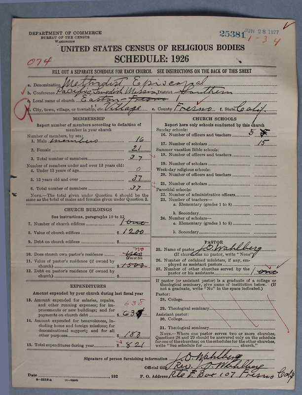 Scan of Methodist Episcopal Church: 25381