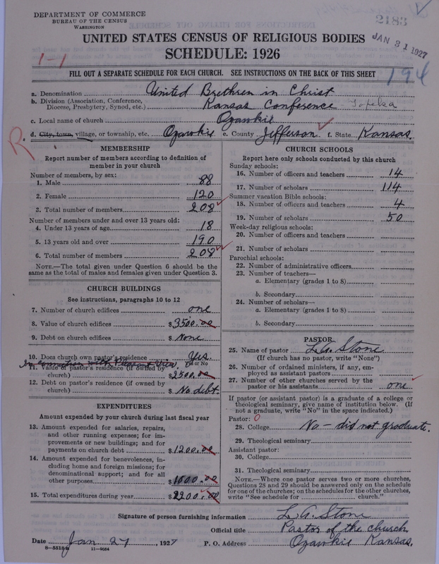 Scan of Church of the United Brethren in Christ: 2183