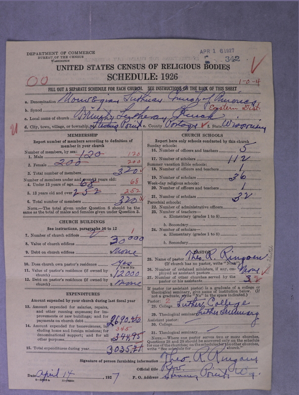 Scan of Norwegian Lutheran Church of America: 342