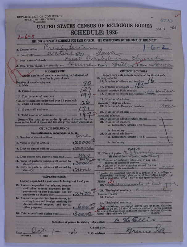 Scan of Presbyterian Church in the United States of America: 4720