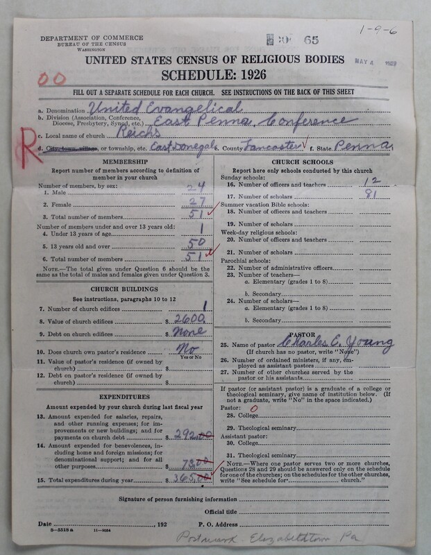 Scan of Evangelical Congregational Church: 65