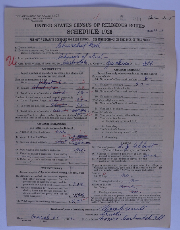 Scan of Church of God (Headquarters, Anderson, Ind.): 211