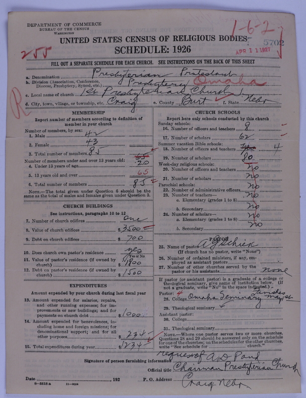 Scan of Presbyterian Church in the United States of America: 5702
