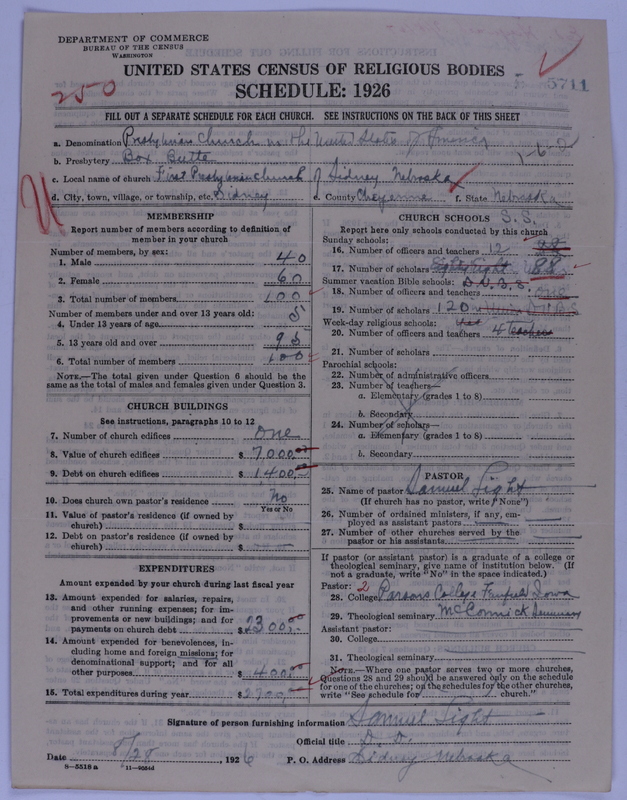 Scan of Presbyterian Church in the United States of America: 5711