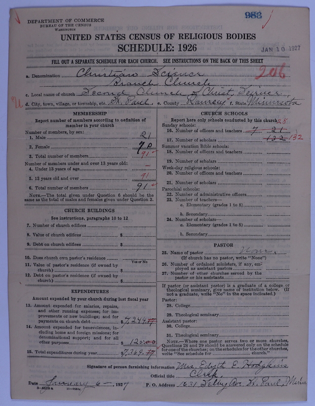 Scan of Church of Christ, Scientist: 983