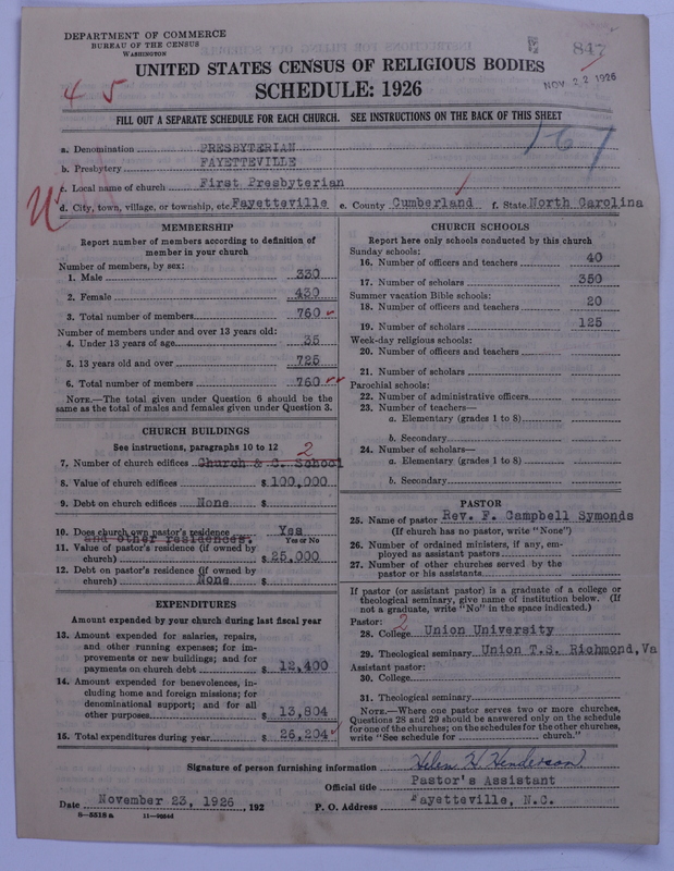Scan of Presbyterian Church in the United States: 847