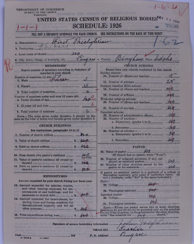 Scan of Presbyterian Church in the United States of America: 7898