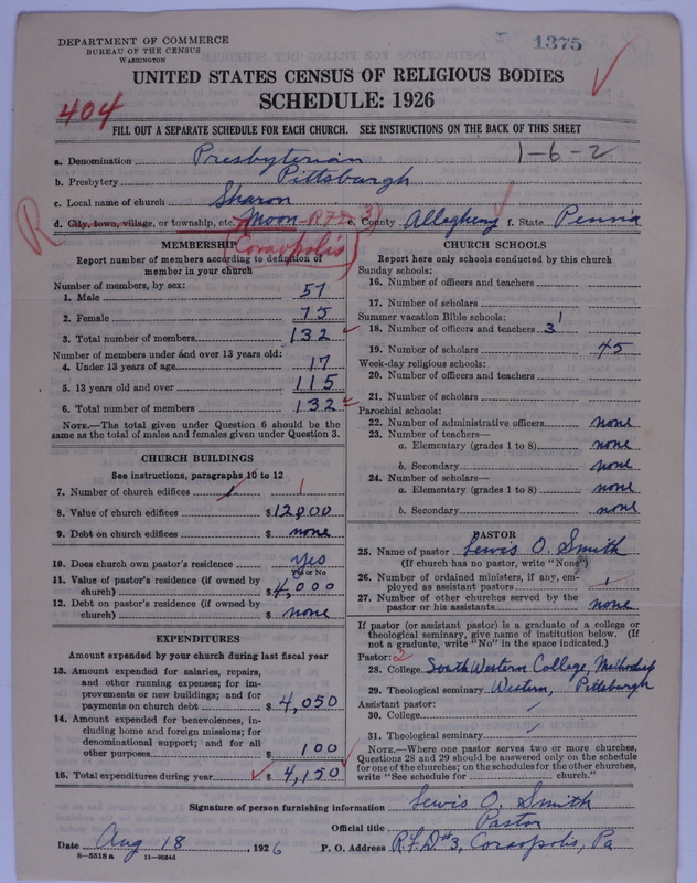 Scan of Presbyterian Church in the United States of America: 1375