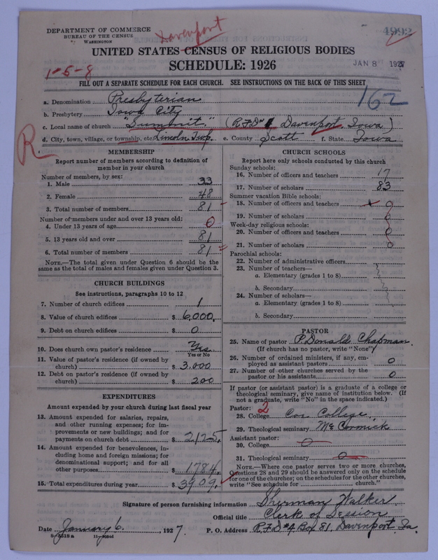 Scan of Presbyterian Church in the United States of America: 4992
