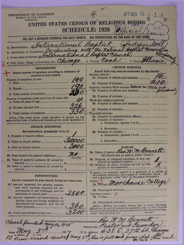 Scan of Negro Baptists: 4740