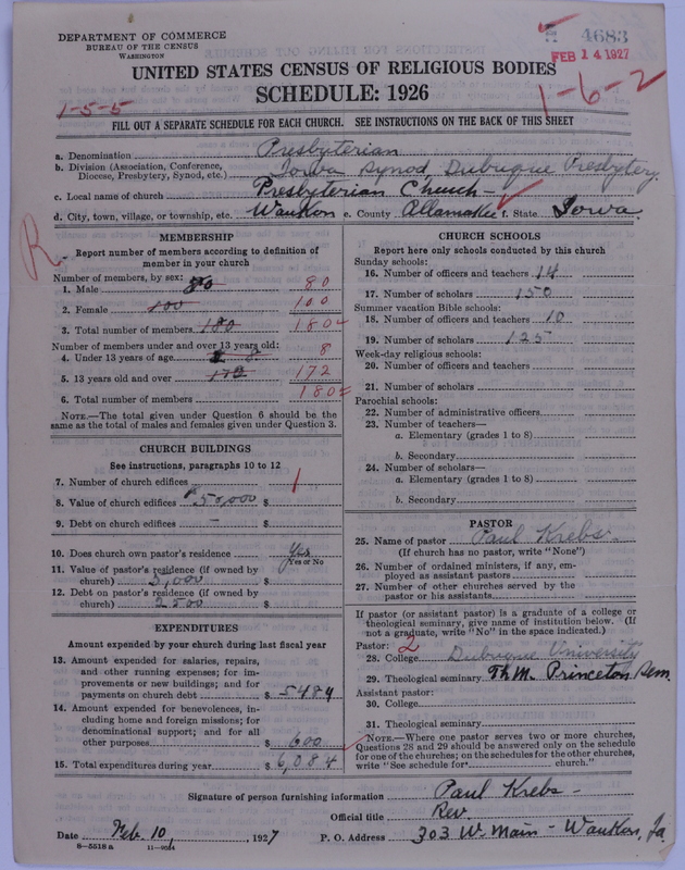 Scan of Presbyterian Church in the United States of America: 4683