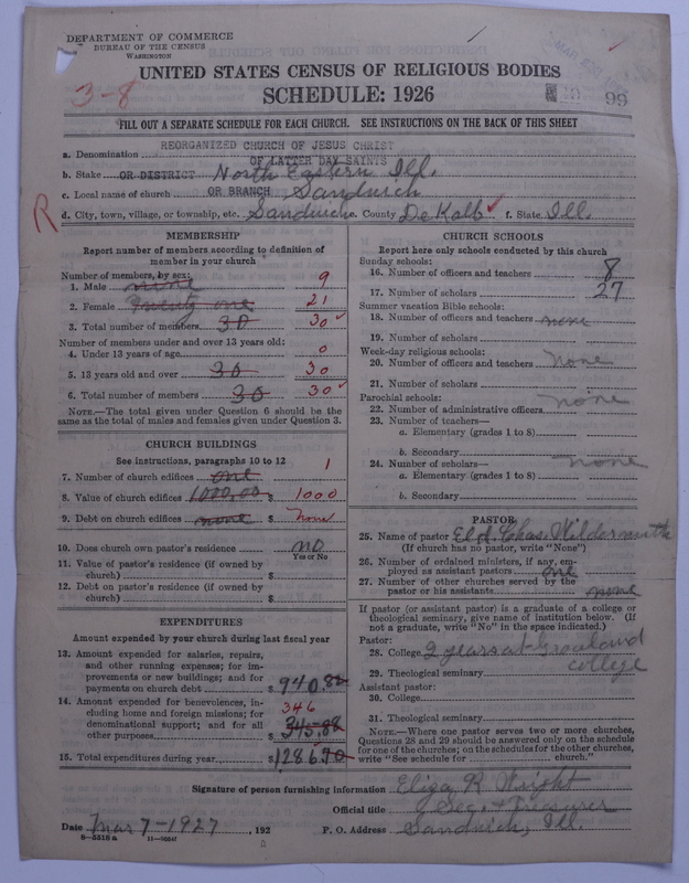 Scan of Reorganized Church of Jesus Christ of Latter Day Saints: 99