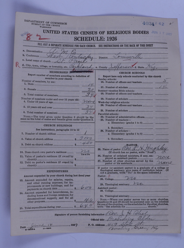 Scan of African Methodist Episcopal Church: 4024