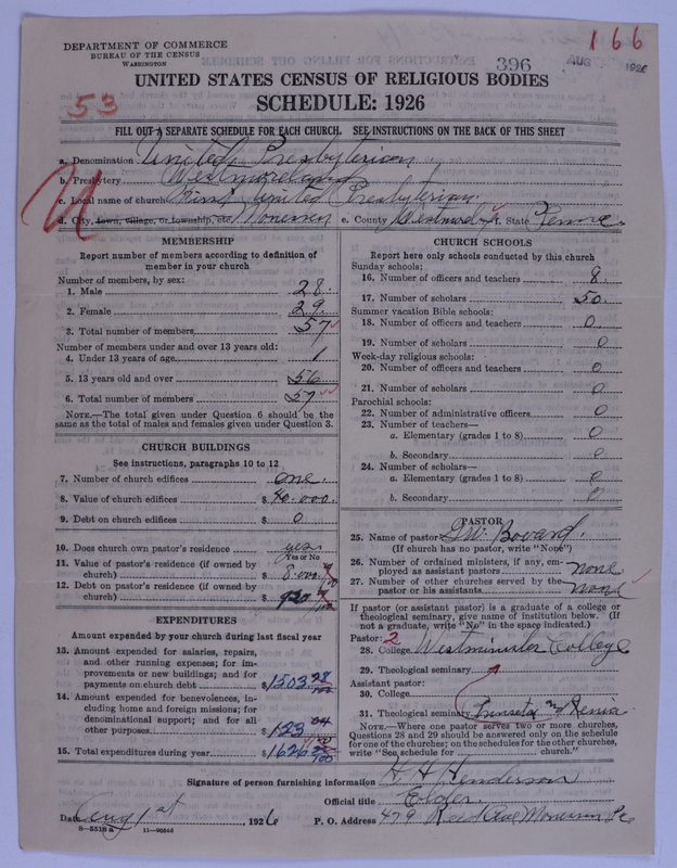 Scan of United Presbyterian Church of North America: 396
