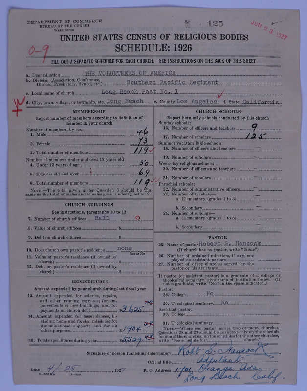 Scan of Volunteers of America: 125